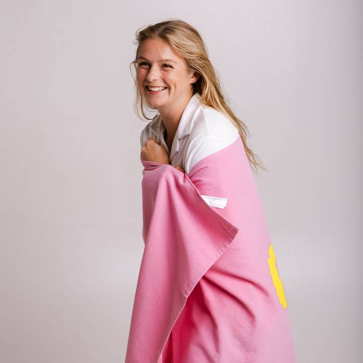 Sossu - Wholesale Beach Towel - Seahorse Peshtemal - Pink1