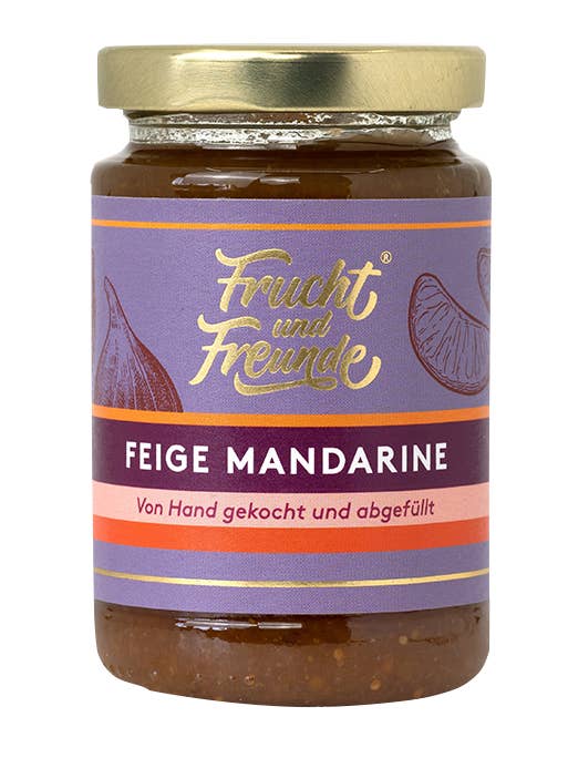 Figs mandarin fruit spread for wholesale by Frucht und Freunde