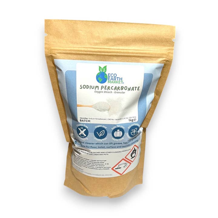 Sodium Percarbonate 1kg - Oxygen Bleach for wholesale by Eco Earth Market