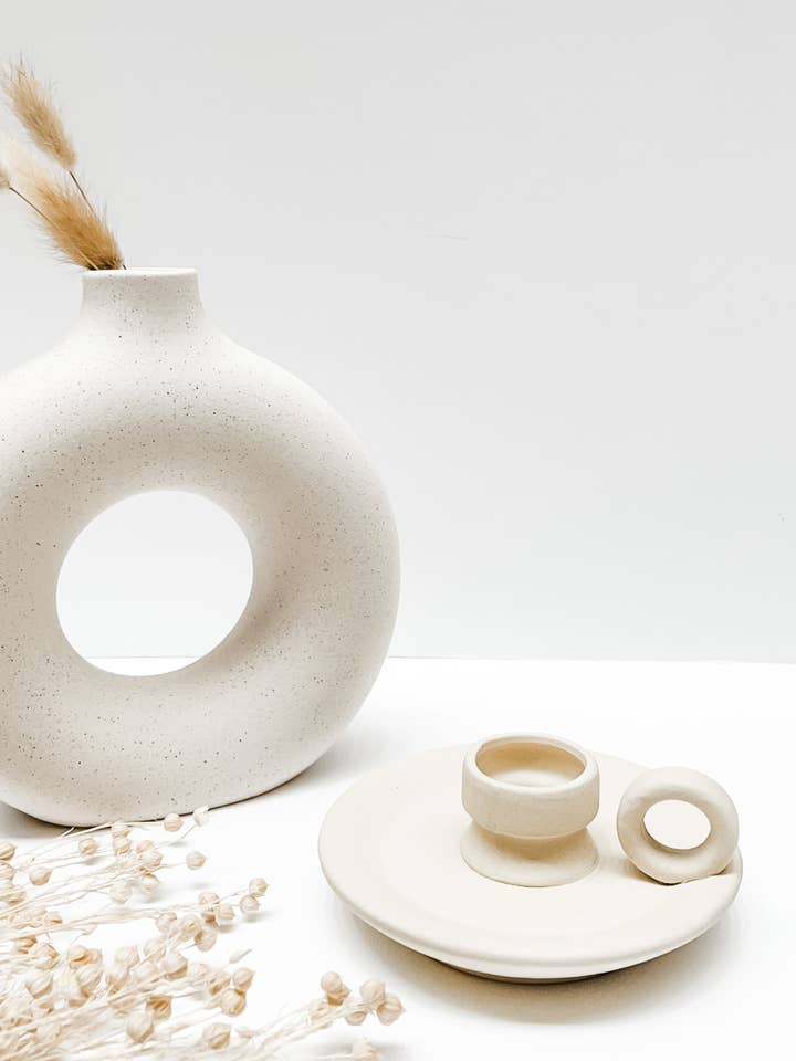 Portavelas de cerámica para venta al por mayor de Wild Pampas