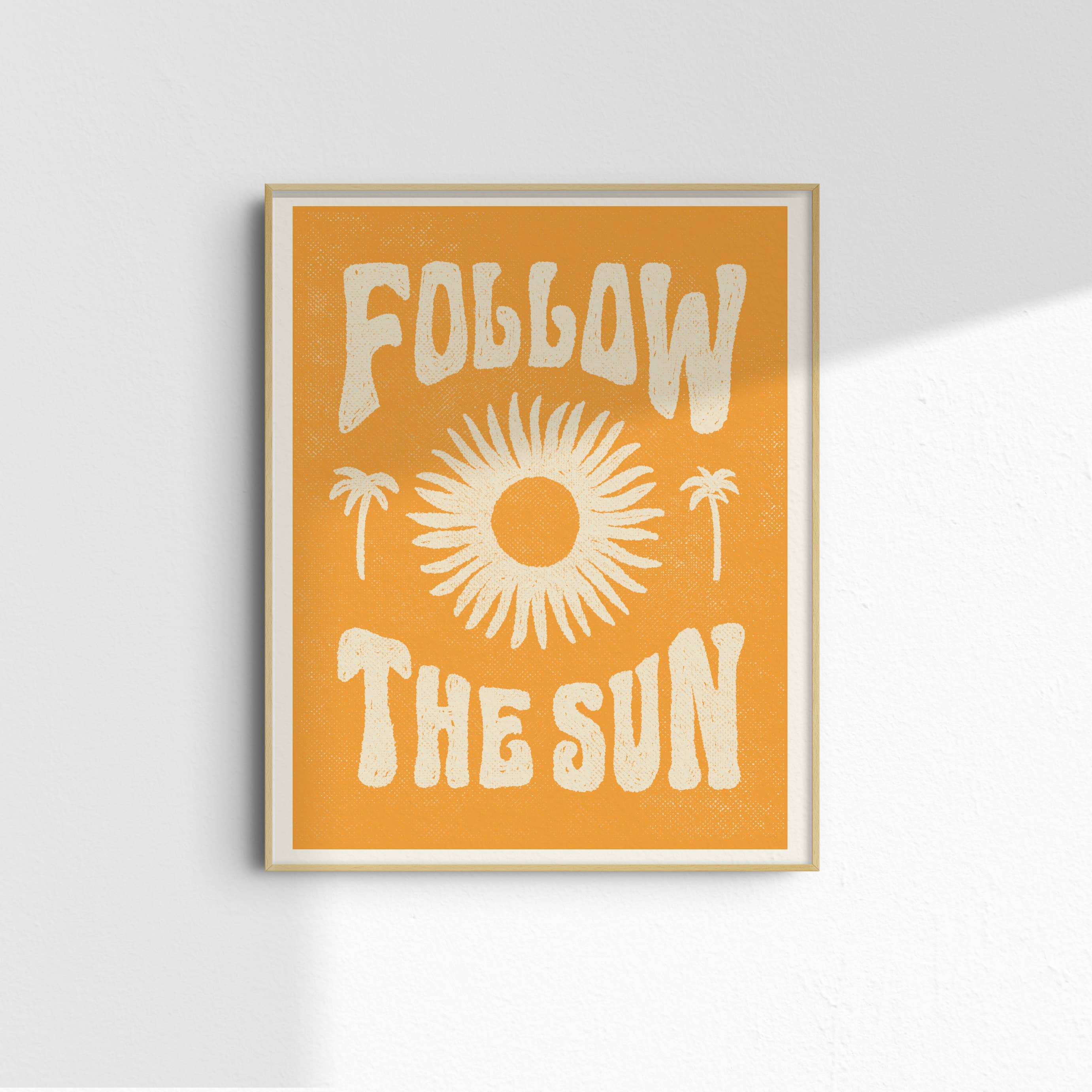 Daydream Prints - Wholesale Art print - Follow The Sun Wall Art | Summer Art Print | Coastal Art