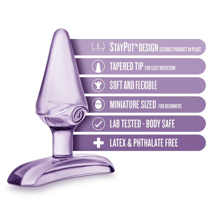 Blush - Wholesale Sex Toy - Play With Me - Jolly Plug - Beginner's 2.75" Anal Butt Plug4