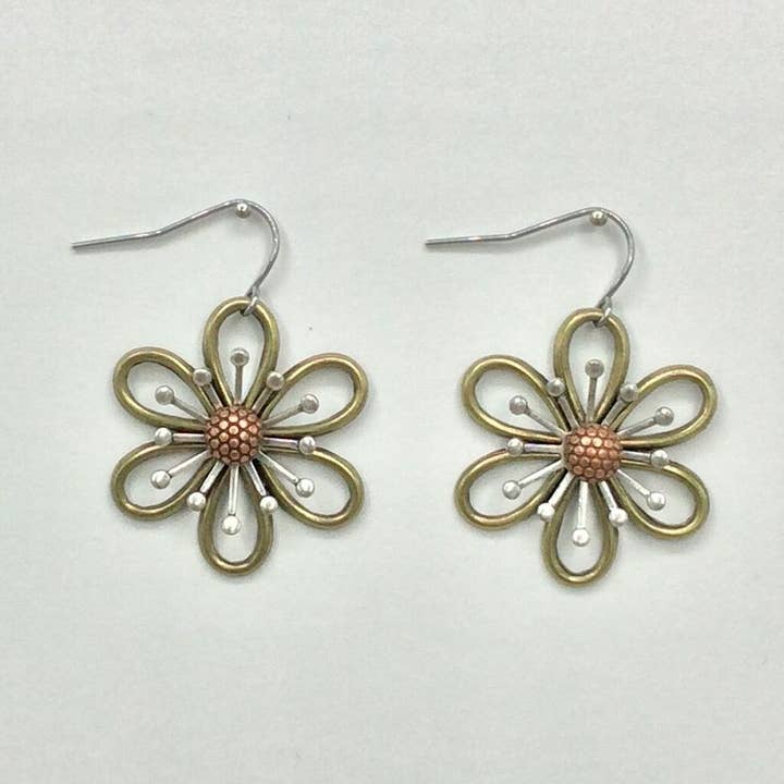 Mechanische Botanische Ohrringe - 3315 für den Großhandel von Alchemy Inc