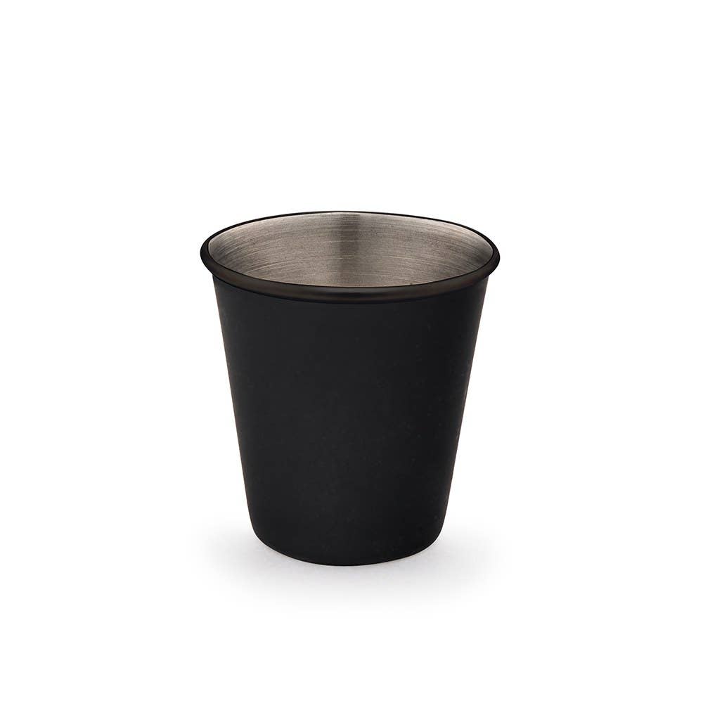Weddingstar Inc. - Wholesale Shot glass - Black Stainless Steel Shot Glasses - Set Of 4
