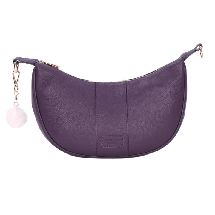 Sutton Sling Bag Purple Nightshade for wholesale by Pom Pom London
