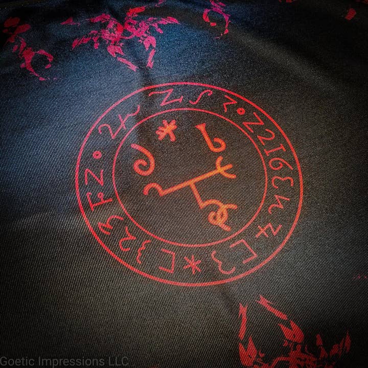 Goetic Impressions - Wholesale Tapestry/Textile - Beelzebub Sigil Altar Cloth2