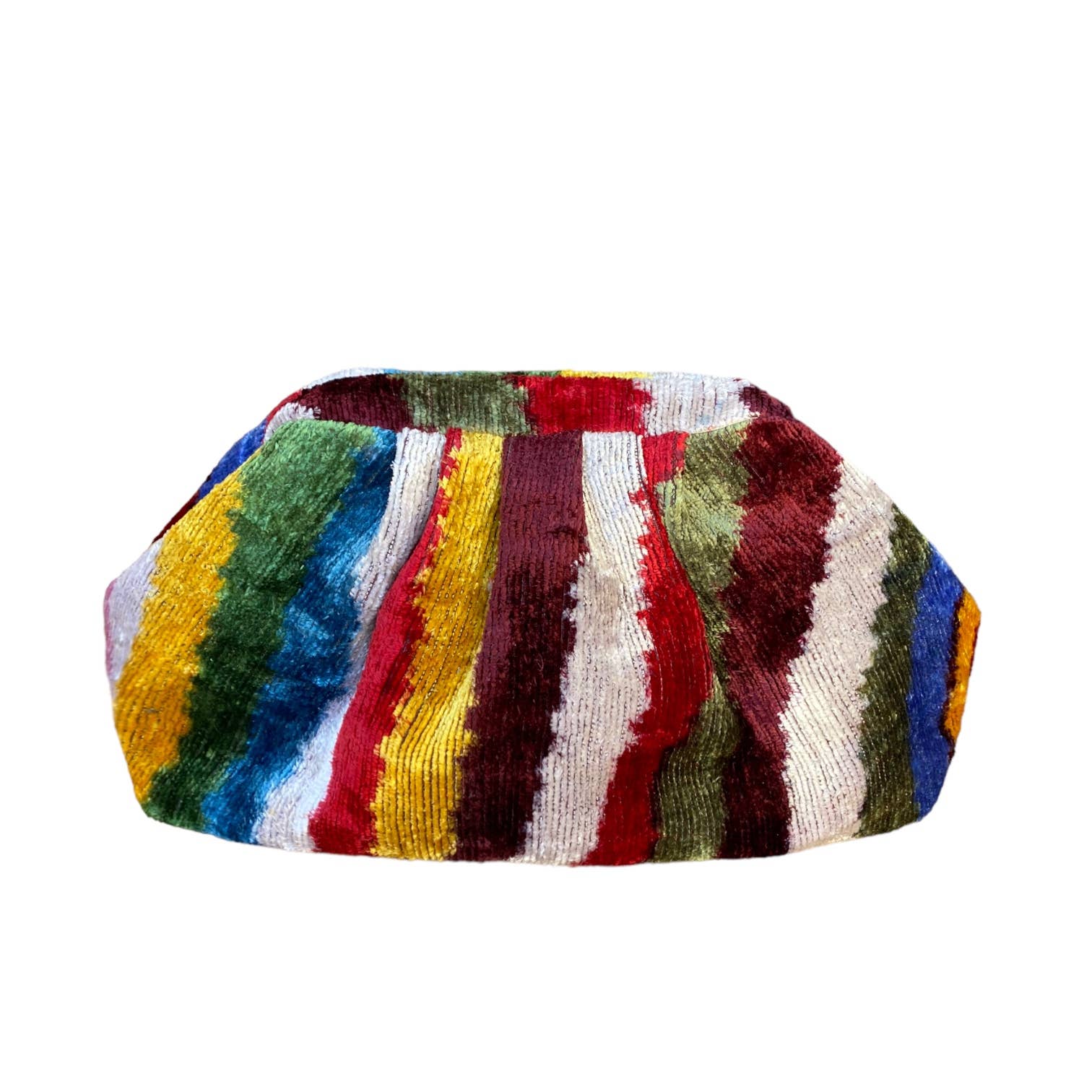 AYCA DESIGN - Wholesale Clutch Bag - Women's - Silk Velvet Ikat Soft Clutch1