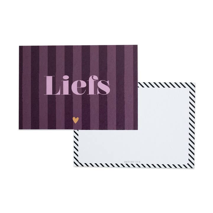 Kærlig hilsen || Postkort for engroshandel hos By Studio-Steef