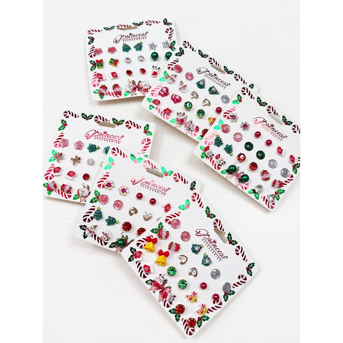 MÉLANGER LA COULEUR Ensemble de Boucles d'Oreilles à Thème de Noël Mignon en vente sur Faire3