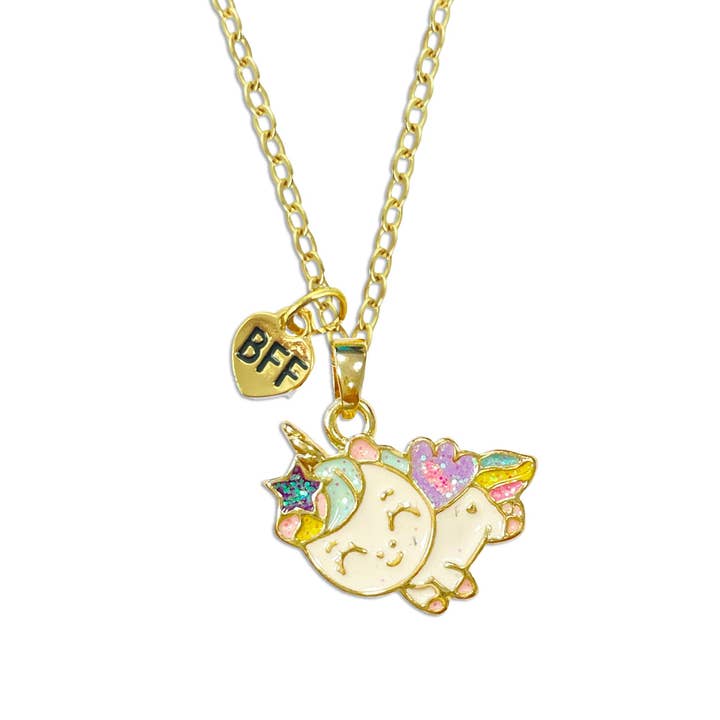 BFF Unicorn Necklace Set 2PZ for wholesale by Stellazeta