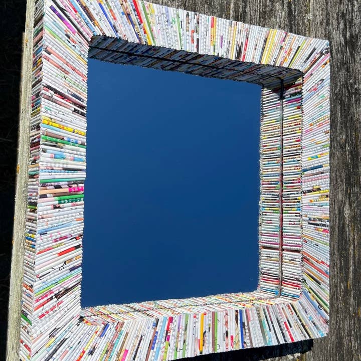 The Upcycled Paper Company - Venta al por mayor Espejos de pared - Espejo de pared hecho con papel reciclado1