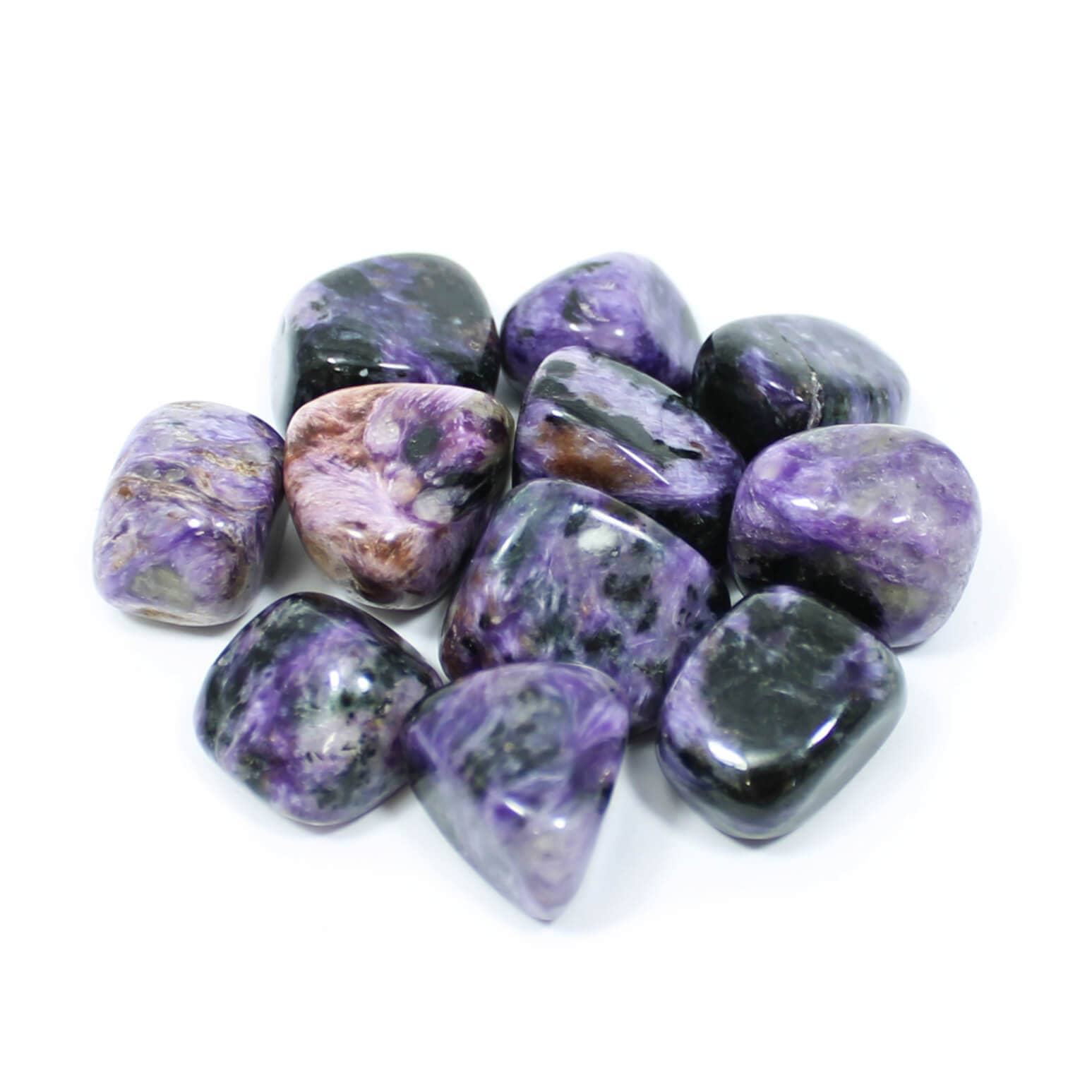The Psychic Tree - Wholesale Spiritual Stone/Crystal - Charoite Polished Tumblestone Healing Crystals0