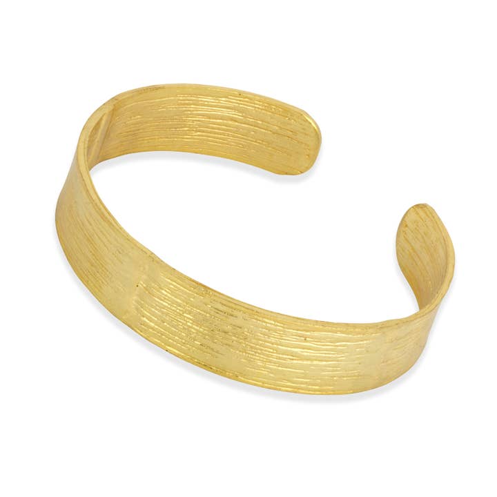 Ashiana London – wholesale Bangle bracelet – Aphrodite Brushed Gold Bangle