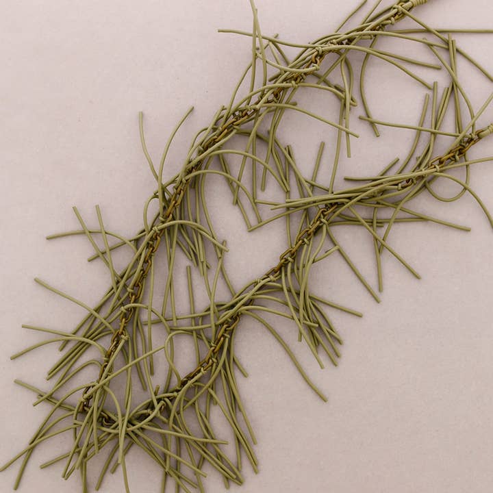 Sonata – wholesale Snap-smycken – Långt halsband med knutar i gummi4