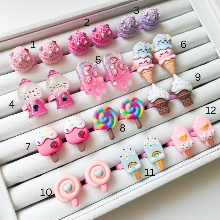Shantiques Mini Creations - Wholesale Cocktail/Statement Ring - Kids Rings - Summer Sweet Treats