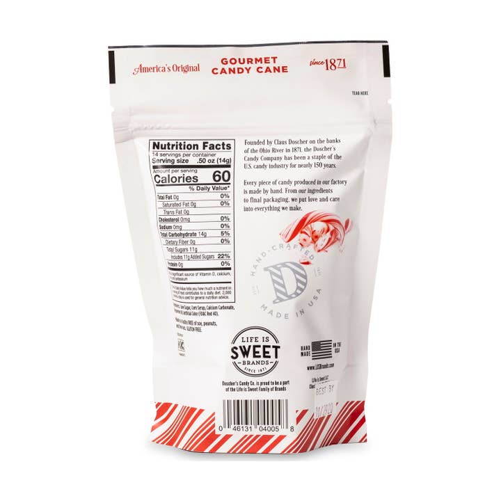 Doscher's Candy - Wholesale Hard Candy - Doscher's Famous Peppermint Pieces Pouch1