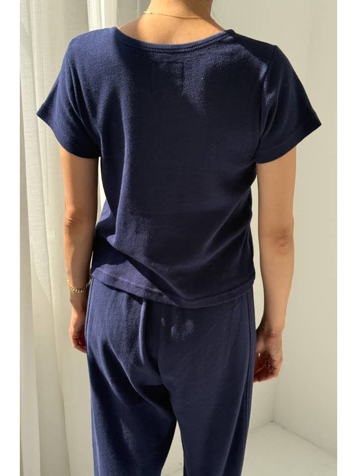 Le Bon Shoppe - Wholesale Knit Top - Women's - Pointelle Babe Tee (2S-2M-1L)5