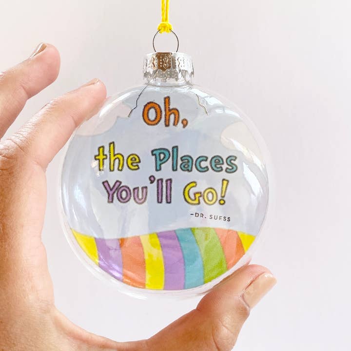 Skel & Co - Wholesale Ornament - Dr. Seuss See-Through Glass Holiday Ornament1