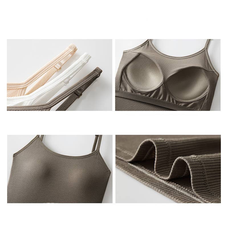 Hope & Sunshine - Wholesale Camisole - Women's - Modal Padded Longline Camisole Top8