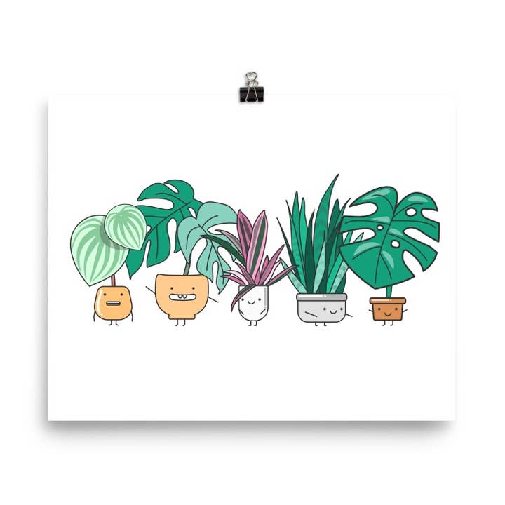 My Plant Buddies Art Print for wholesale by Home by Faith