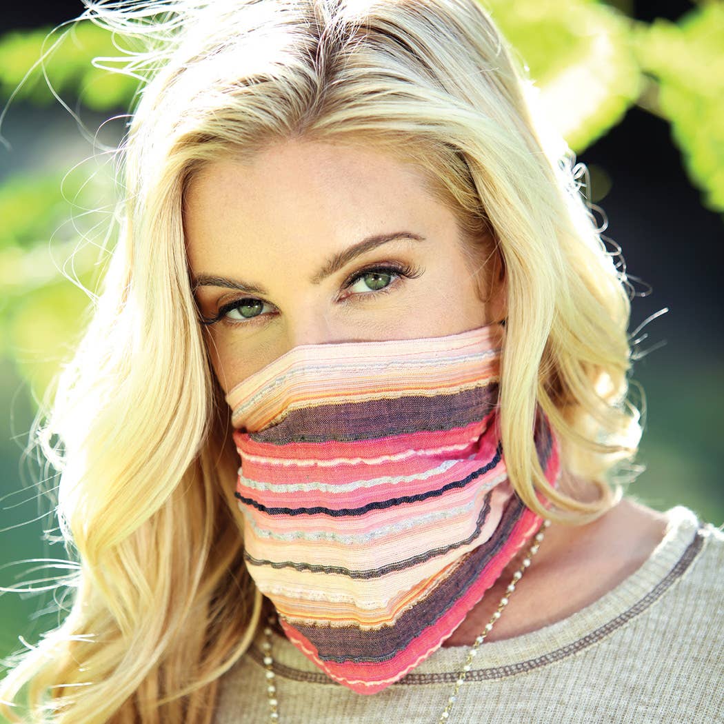 Assorterede farver (pakke med 5) Stribet Bomuld Pandebånd (pakke med 5) for engroshandel på Faire1