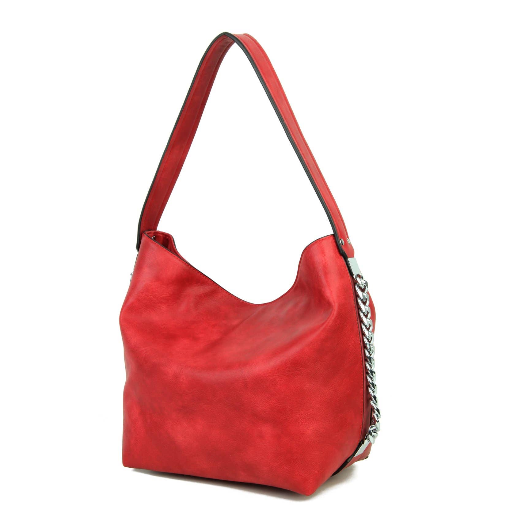 Superbia - Vendita all'ingrosso Tracolla - Donna - Borsa a tracolla Hobo Bag con dettagli a catena mono-80645