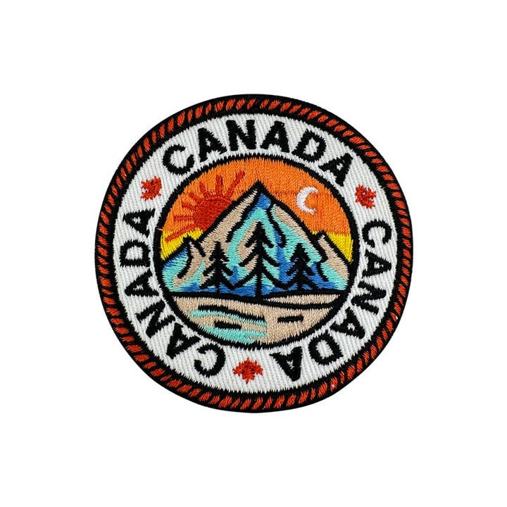 Canada iron-on embroidery patch for wholesale by Northern Icons Canada