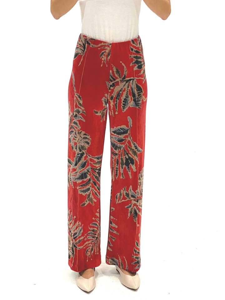 Million Velvet Printed Pants for wholesale by OKY