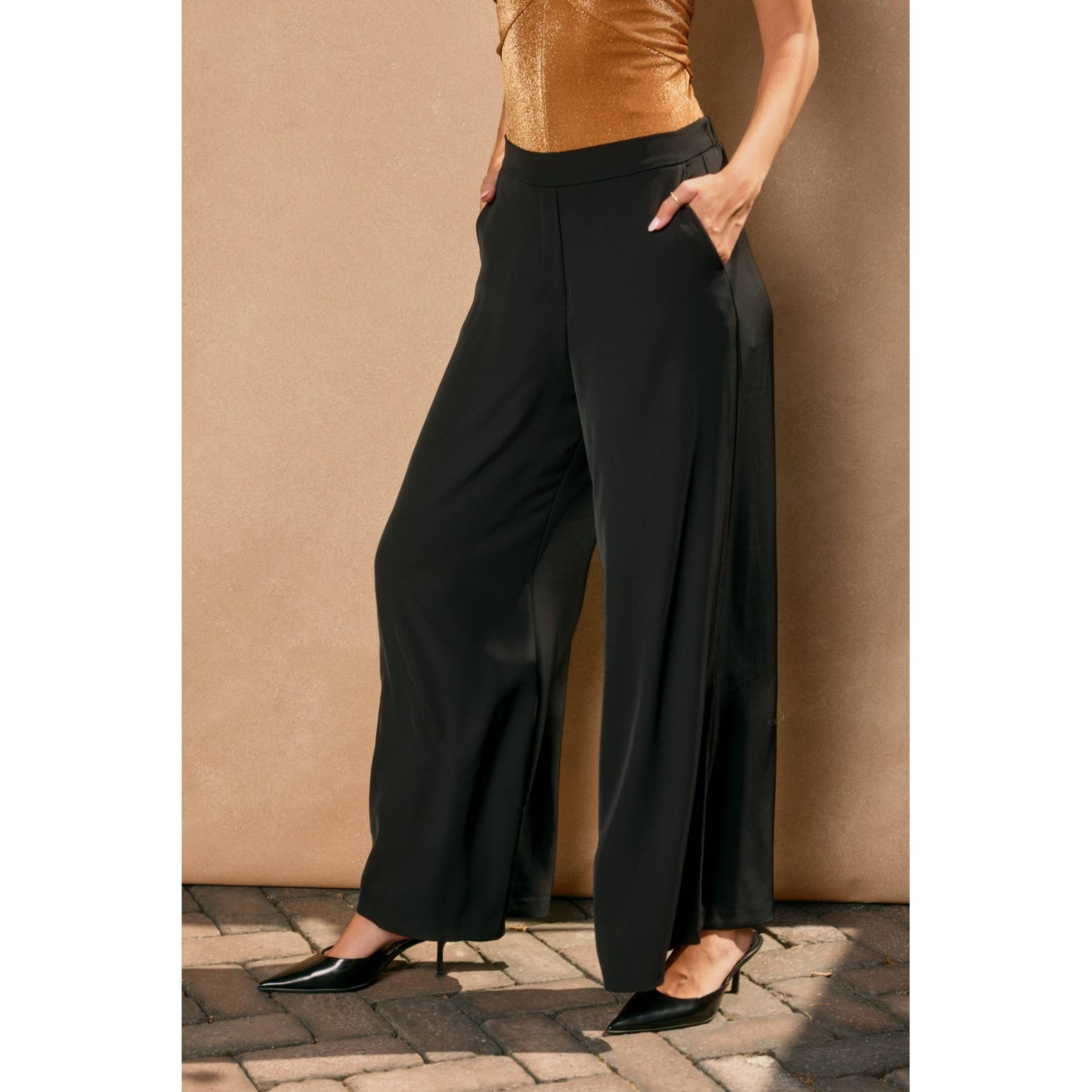 Dress Forum - Wholesale Pants - Women's - Extra Wide Leg Pull-On Pants1