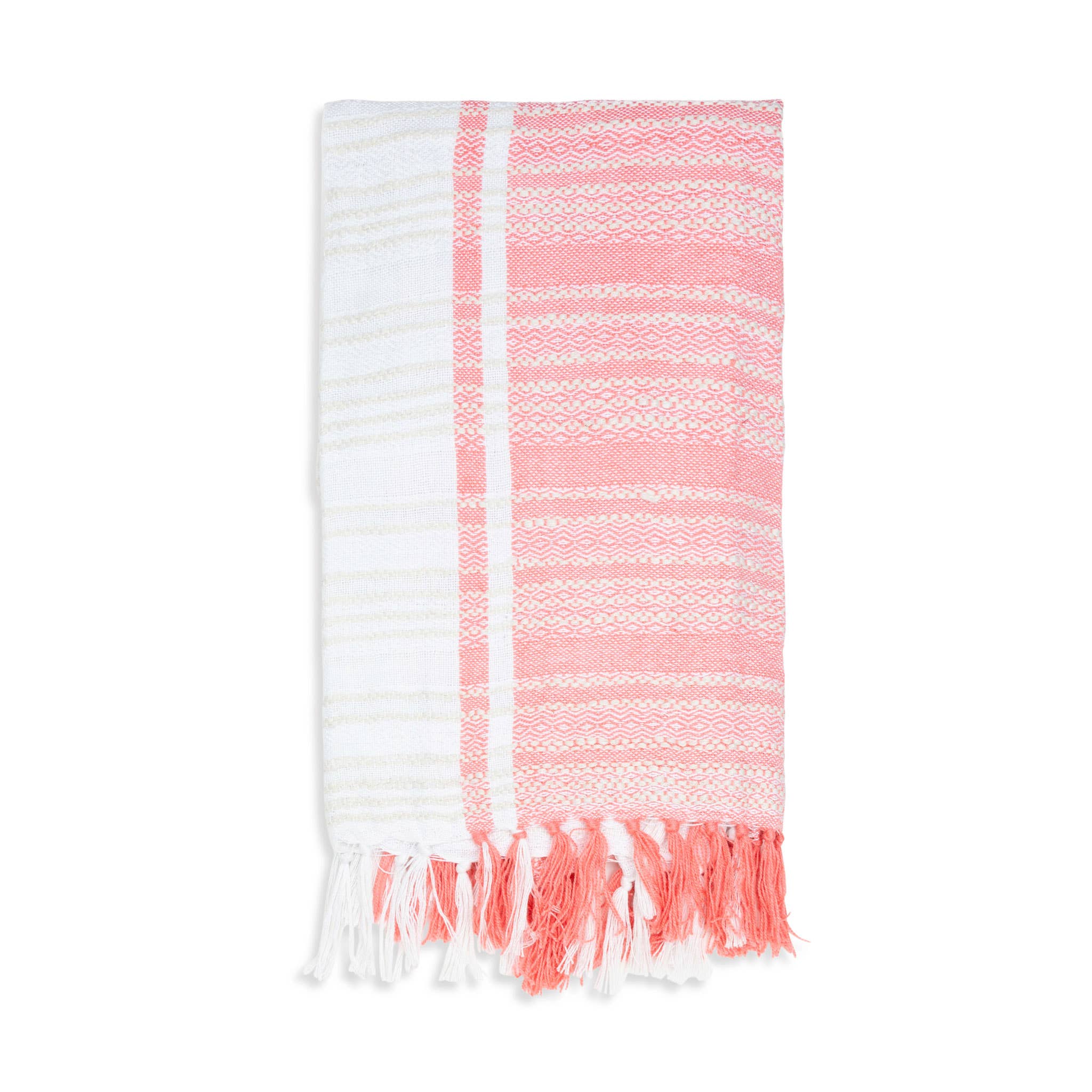 Elsie & Zoey - Wholesale Throw Blanket - Genevieve 50x70" Indoor/Outdoor Recycled Woven Throw Blanket12