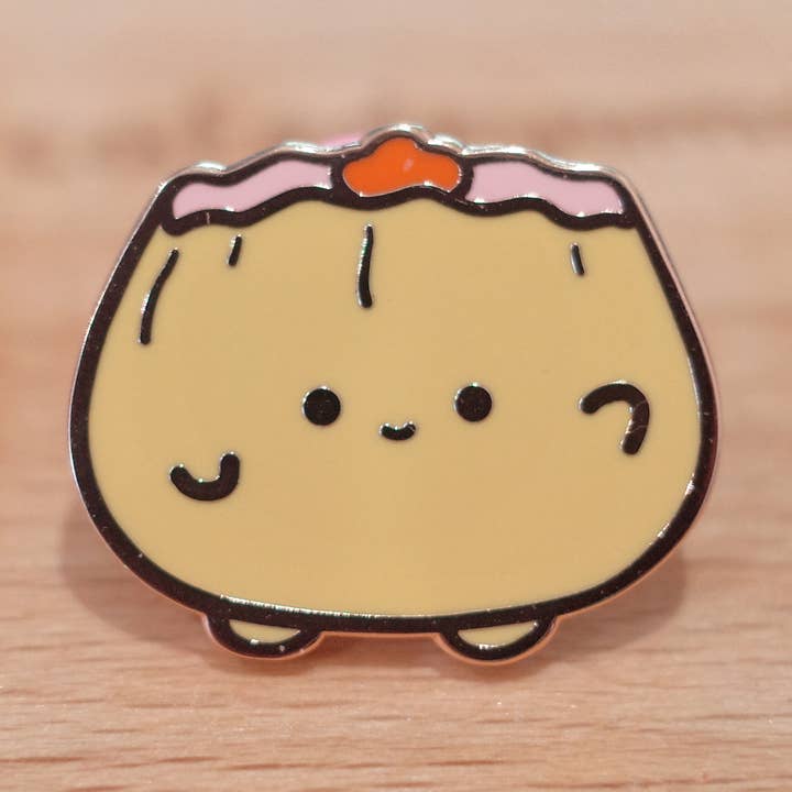 Cafe De Yume - Wholesale Lapel Pin/Button - Happy Siu Mai Mini Enamel Pin0