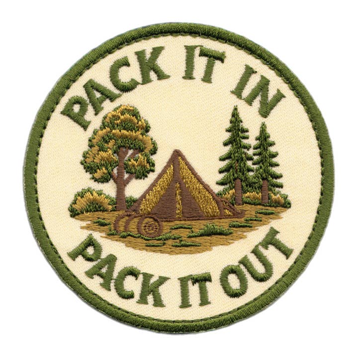 Patch - Pack It In, Pack It Out - Environment Friendly for wholesale by Square Deal Recordings & Supplies