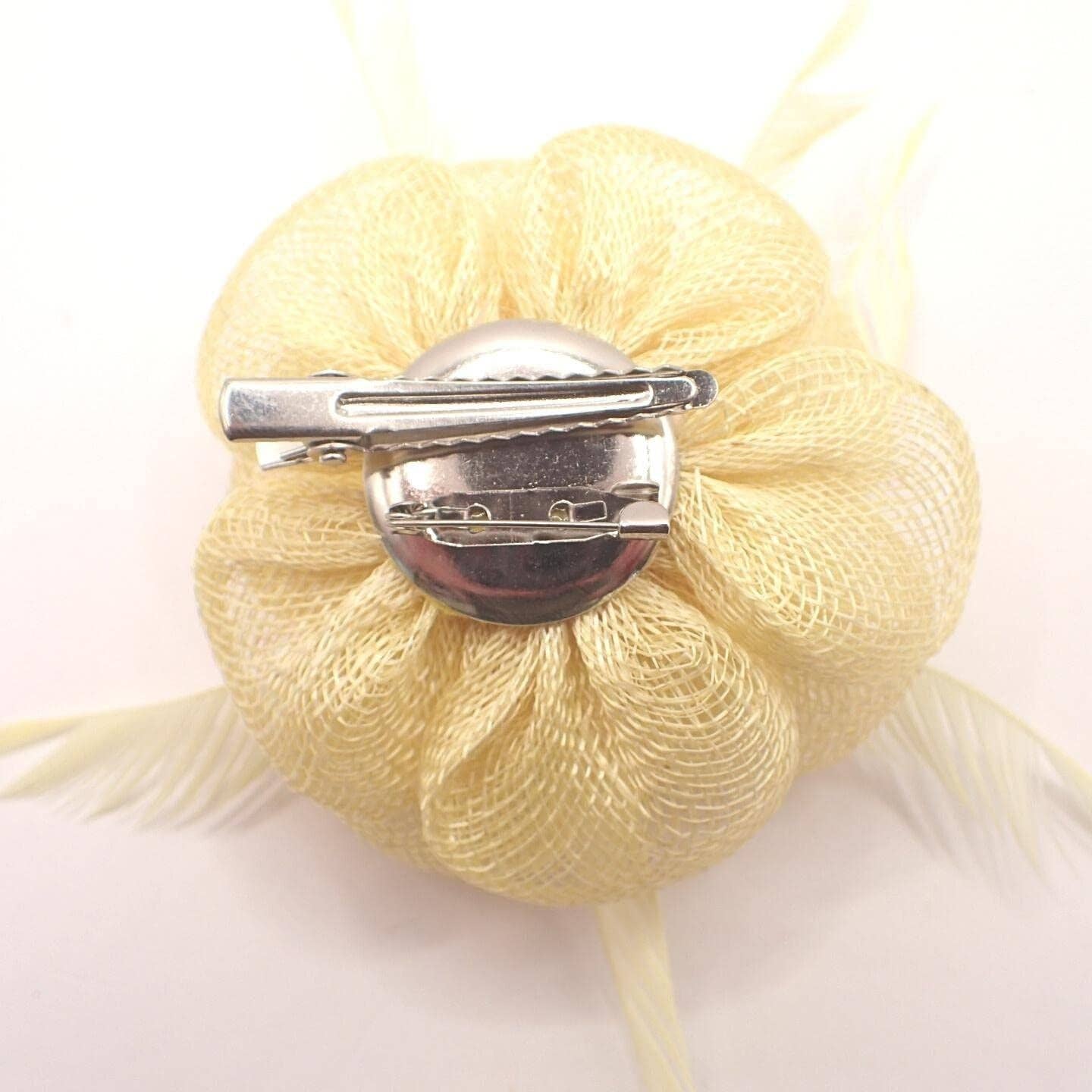 Topkids Accessories - Wholesale Fascinator Hat - Women's - Fascinator Hair Clip Fascinator Flower Hair Clip Fabric Flower Clip Wedding Fascinator Wedding Corsage Flower Fascinator On Clip & Brooch Pin For Women, Ladies, Girls19