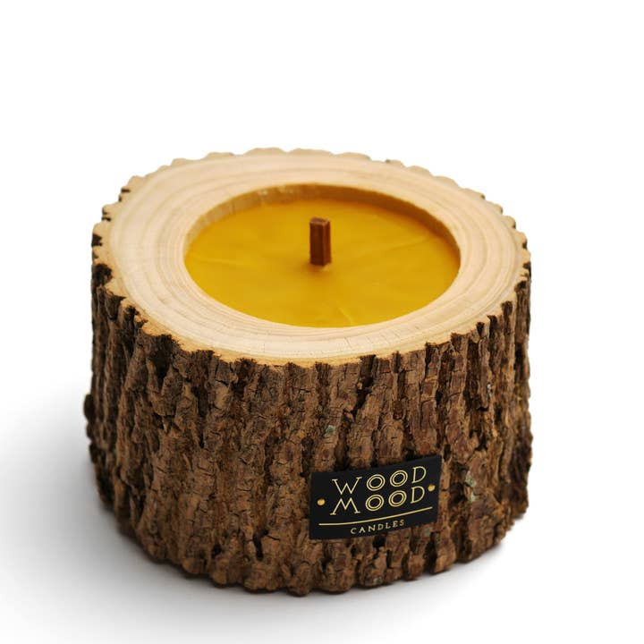 WOOD MOOD - Wholesale Jar/Filled Candle - Rocky Patio | interior candle with pine tree essential oil4