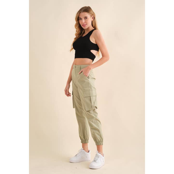 Hersy - Wholesale Athletic Sweatpants/Joggers - Women's - Cargo Jogger Pants-HP00295