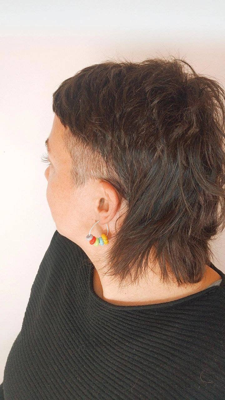 Equiliqua: Joyería Artesana con Vidrio - Vente Parures de bijoux - Kit boucles d’oreilles en verre de Murano et argent « Week »2