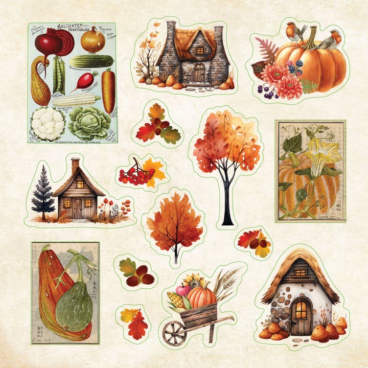 Peter Pauper Press - Wholesale Sticker - Cottagecore Sticker Book8