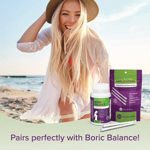 Intimate Rose - Wholesale UTI/Yeast Infection Treatment - 15 Count Vaginal Suppository Applicators for Boric Acid & Other Suppositories4