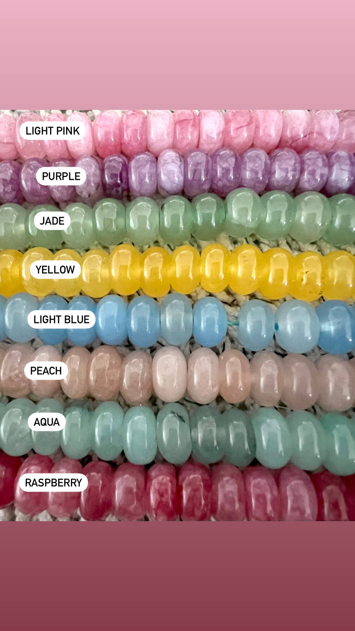 Sonya Renee Jewelry - Wholesale Beaded/Pearl Necklace - Lilly Gemstone Bead Necklace multi-color 8mm opals jade 41