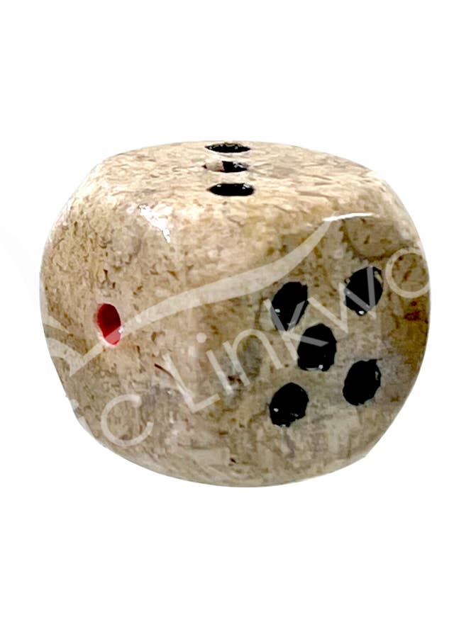 (PC)DICE - FOSSIL KORAL 1" for engroshandel hos Oceanic Linkways Inc