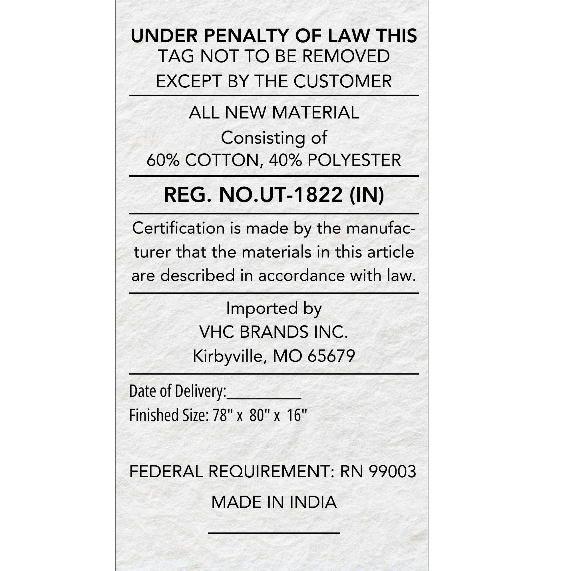 VHC Brands - Wholesale Bedskirt - Burlap Vintage Ruffled King Bed Skirt 78x80x165