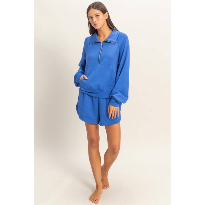 HYFVE - Wholesale Sweatshirt - Women's - Half-Zip Collar Pullover16