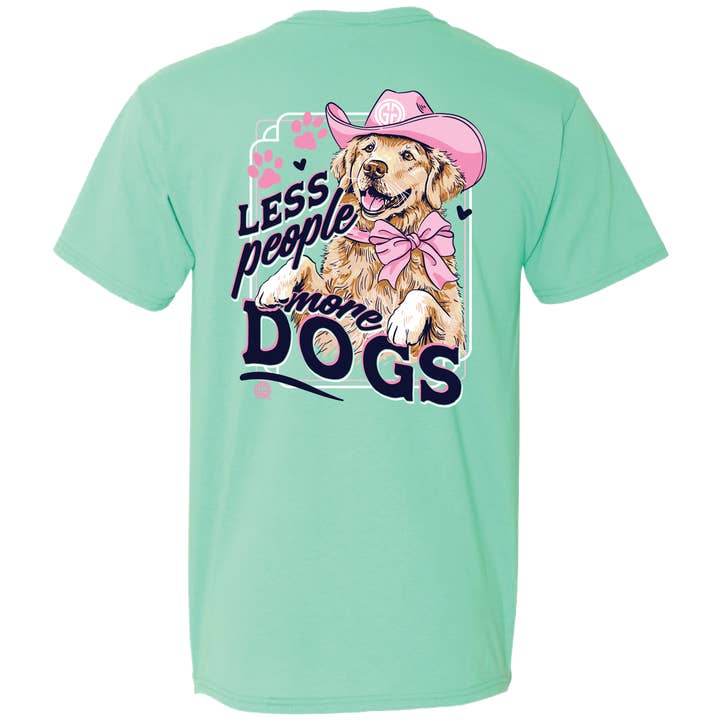 2757 Less People More Dogs-Cool Mint for wholesale on Faire1