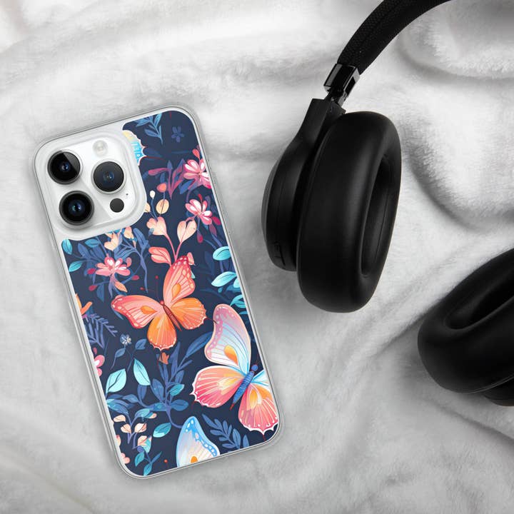 Coque d'iPhone Protectrice et Charmante de l'Amoureux des Papillons pour la vente par Grit with Grace, LLC