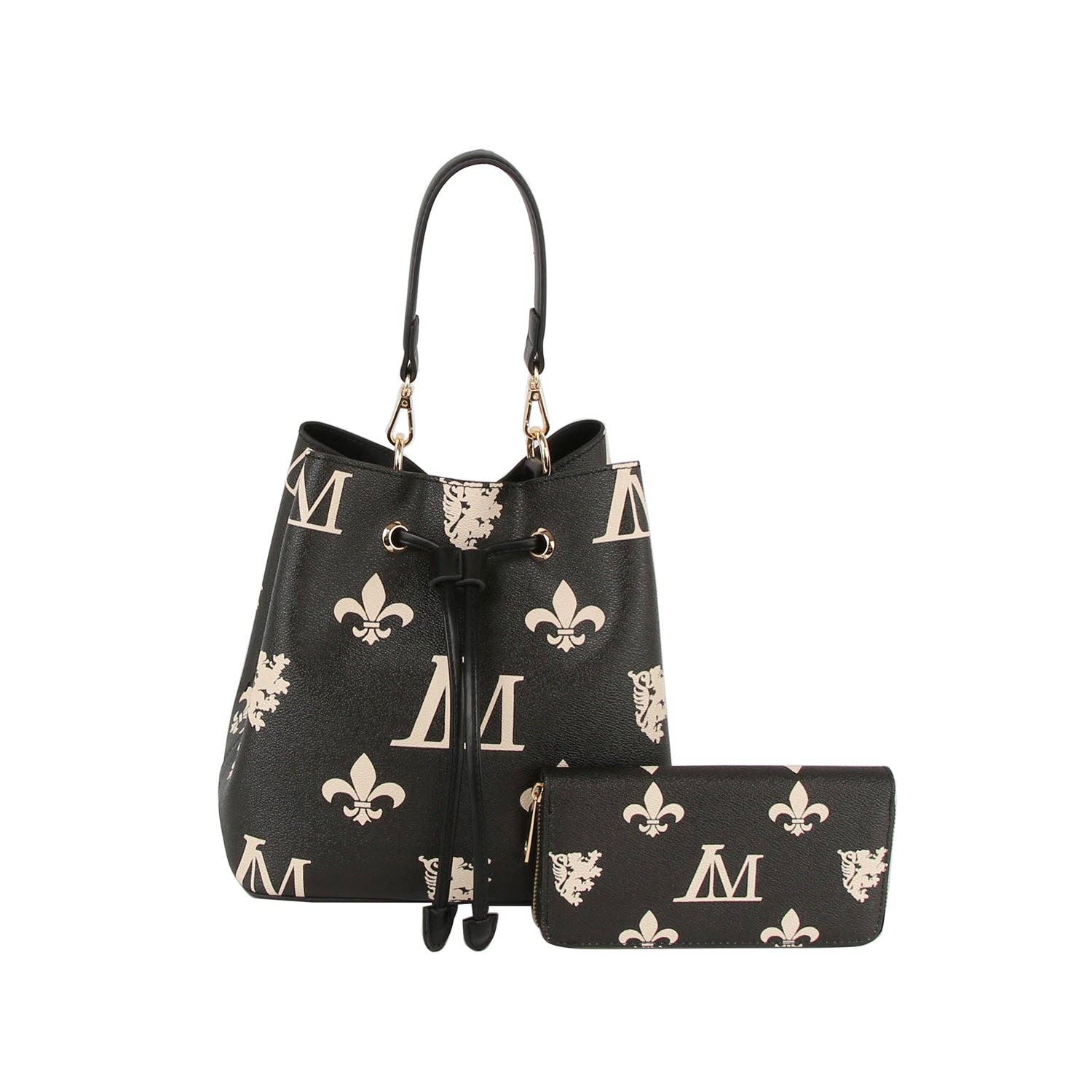 Handbag Factory Corp - Wholesale Top Handle Bag - Women's - 2 in 1 medium monogram bucket bag with matching purse9