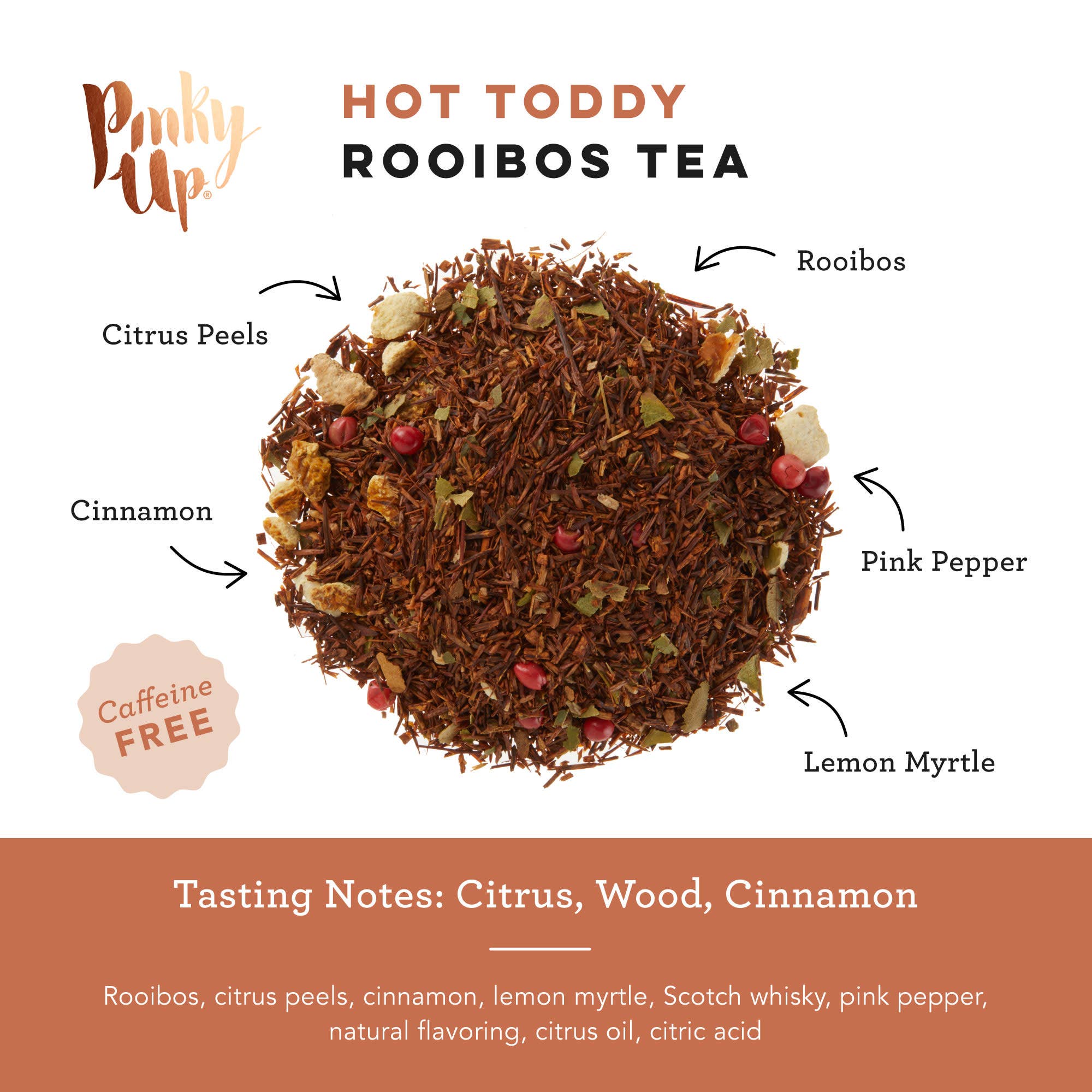 Pinky Up - Wholesale Tea Bags - Hot Toddy Rooibos Tea 15 Sachets4