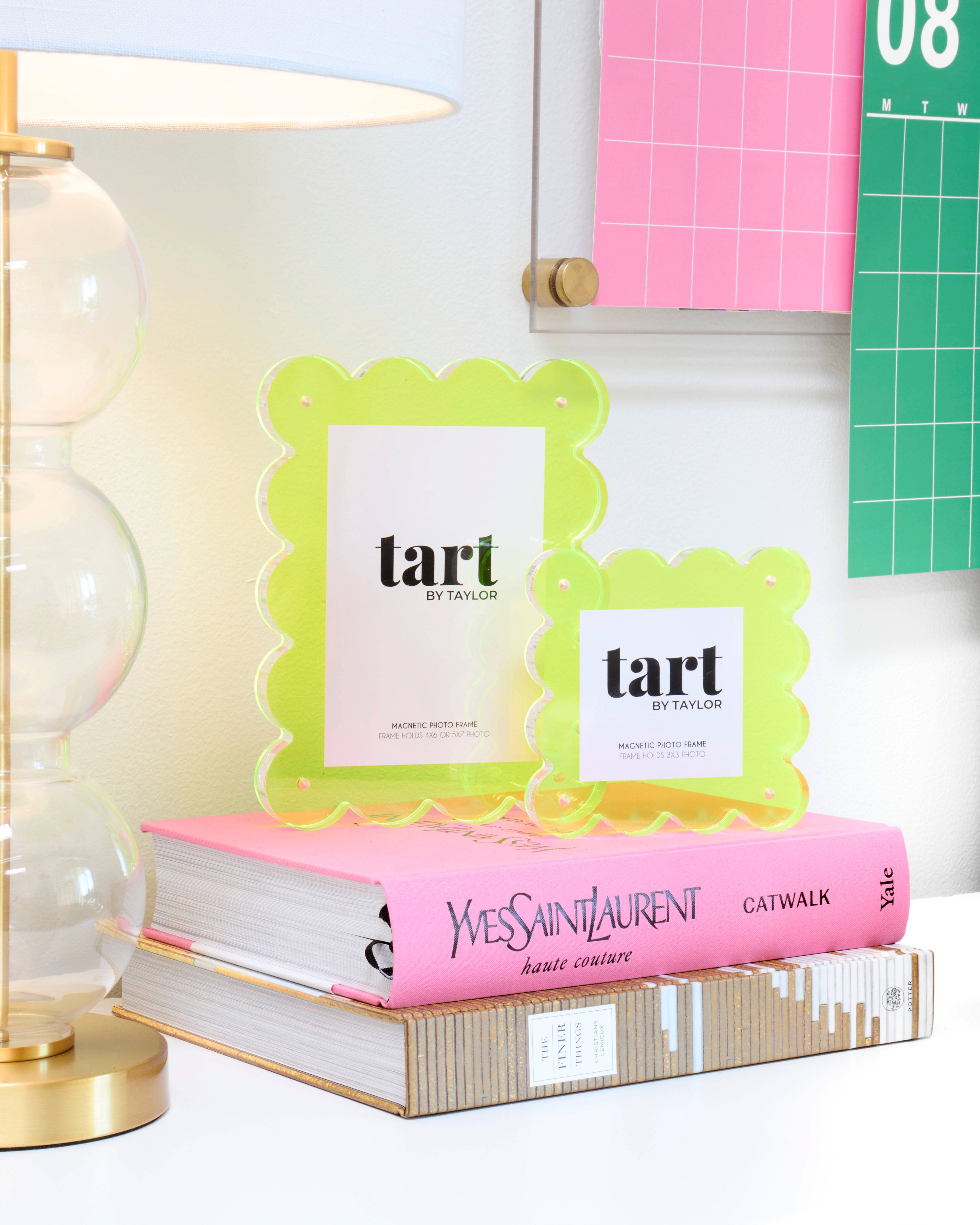 Tart By Taylor - Wholesale Picture Frame - Neon Lime Mini Acrylic Picture Frame3