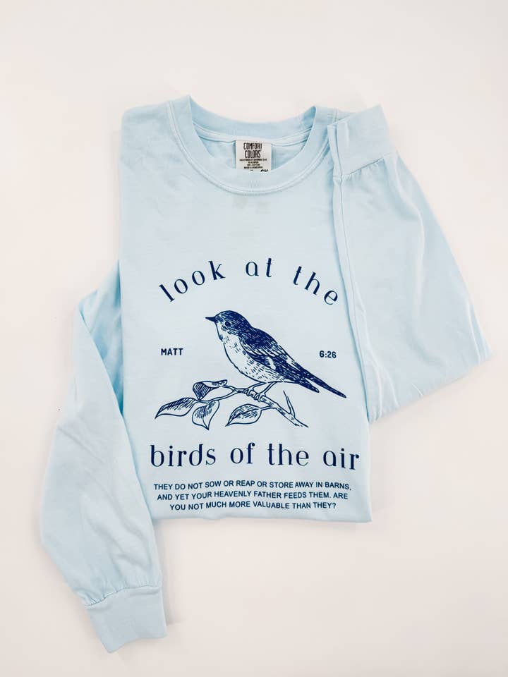 Titta på fåglarna i luften långärmad för wholesale av Hand Made Alabama