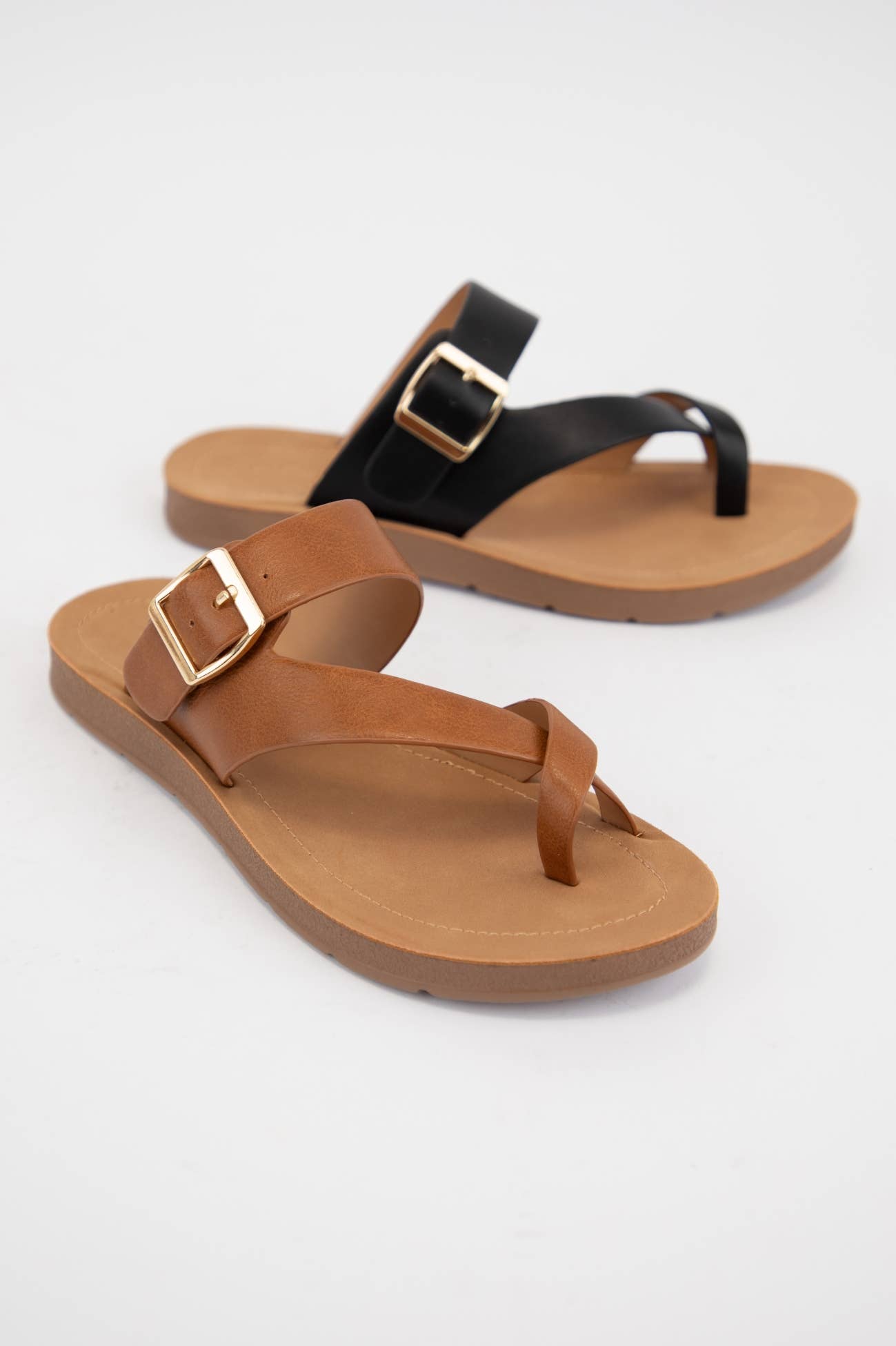 CCOCCI - Vente Sandales – femme - SANDALES CONFORTABLES À SEMELLE CROISÉE STORM AVEC BRIDE ENTRE-DOIGTS6