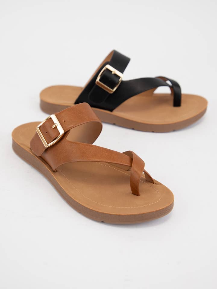 CCOCCI - Vente Sandales – femme - SANDALES CONFORTABLES À SEMELLE CROISÉE STORM AVEC BRIDE ENTRE-DOIGTS6